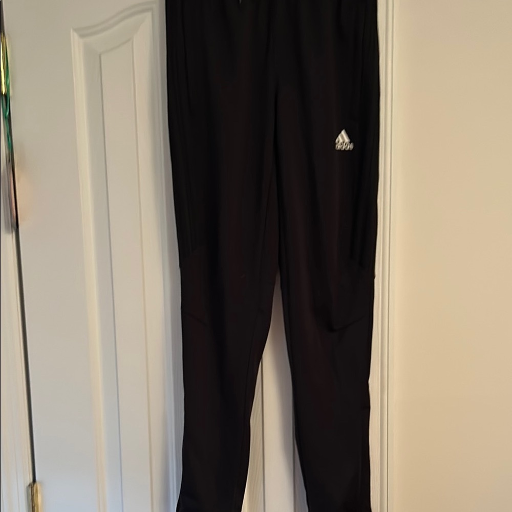 Adidas Kids Black Track Pants -size M